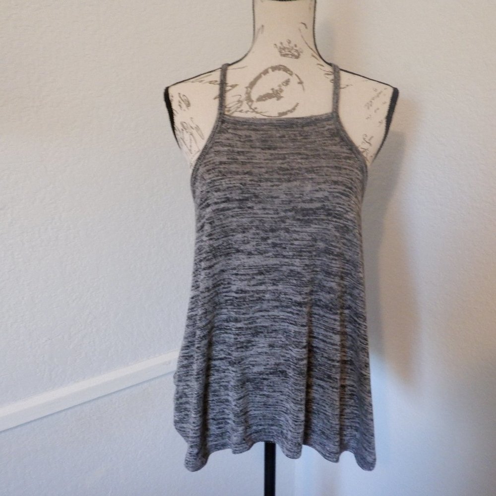 Heather Gray Flowy Tank